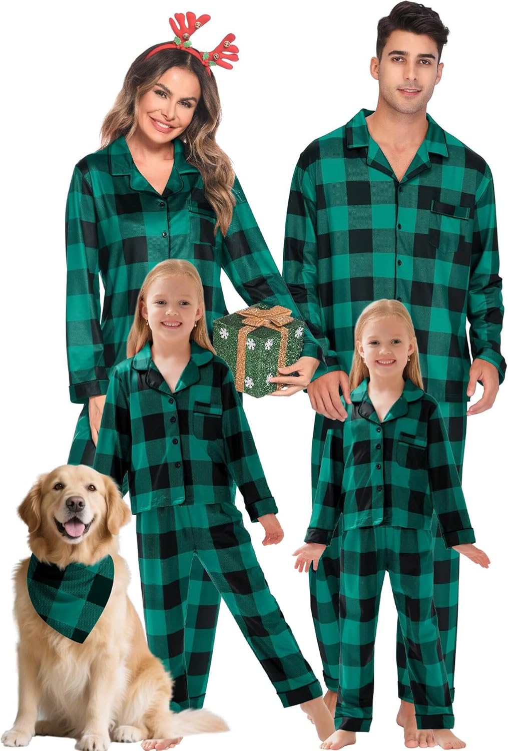 SWOMOG Matching Family Christmas Pajamas Set for Cozy Holidays