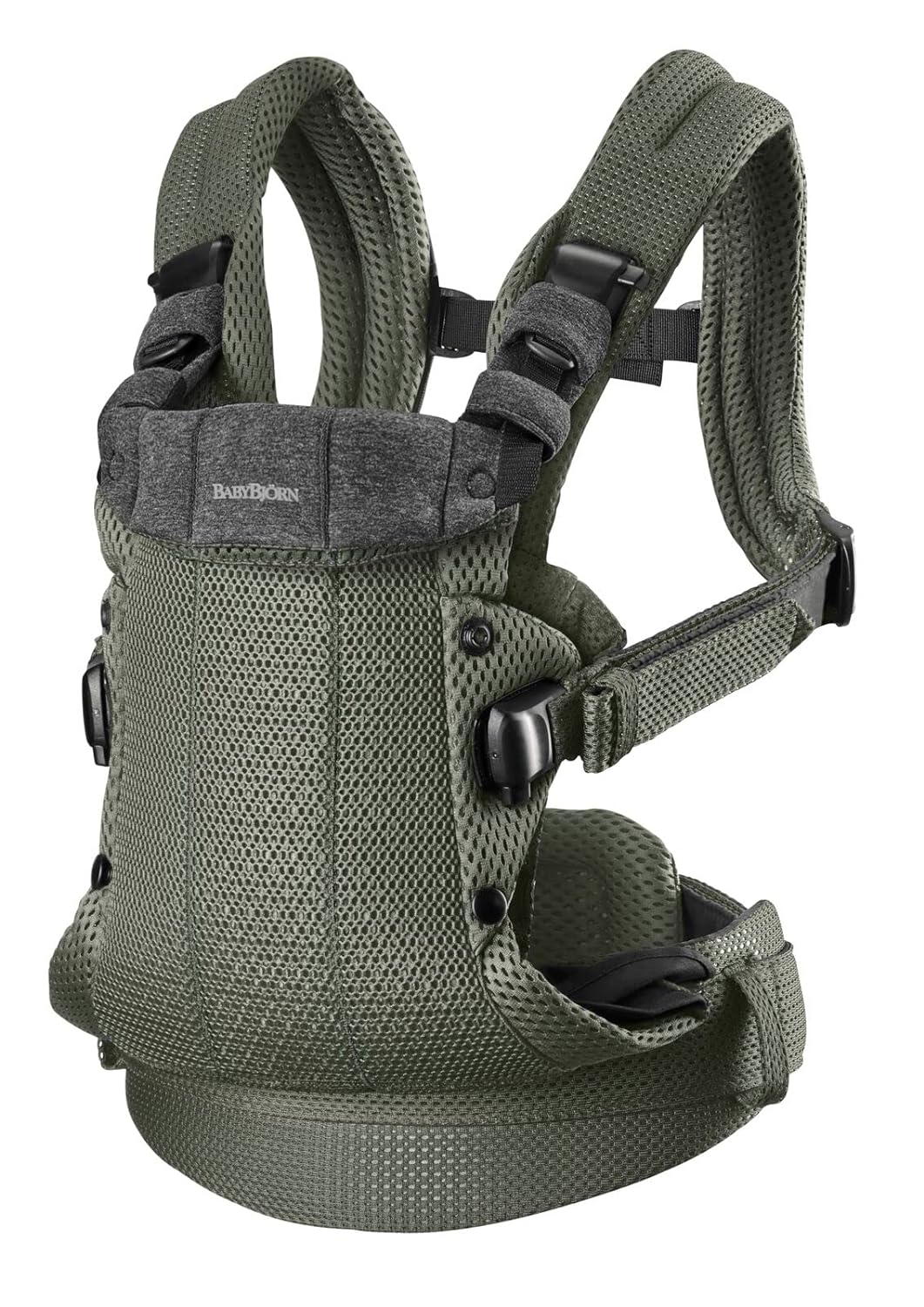 BabyBjrn Harmony Baby Carrier: Breathable 3D Mesh, Dark Green