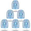 Indoor Bug Zappers Fly Traps for Indoors - Quiet, Child-Safe 6-Pack