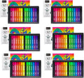 Artecho 72PCS Neon Oil Pastels Set of 12 Colors - Soft, Blendable Art