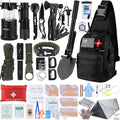 Survival Kit, 250pcs Survival Tools Tactical Gear and Trauma Bag