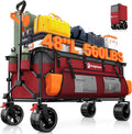 Originsure 48in L Collapsible Wagon Cart for All Terrain