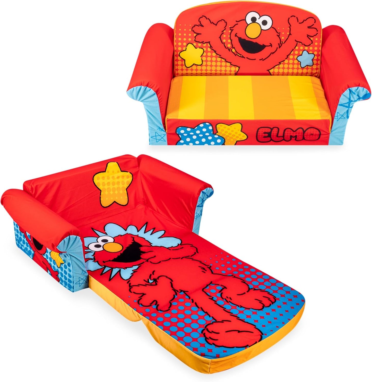 Children's 2-in-1 Flip Open Foam Sofa for Cozy Lounging
