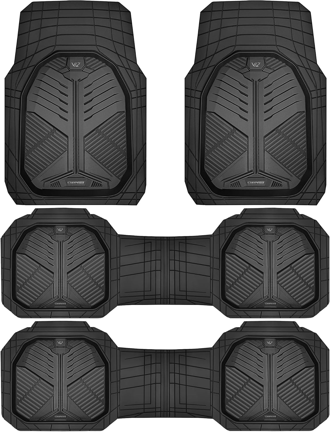 Heavy Duty Rubber Car Mats for All Weather Protection