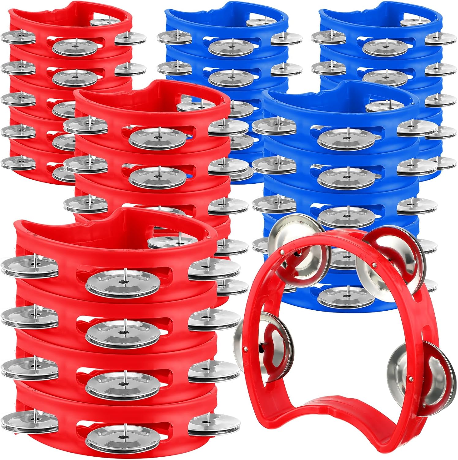 Yeshone 30 Pack Tambourine for Kids and Adults - Musical Fun