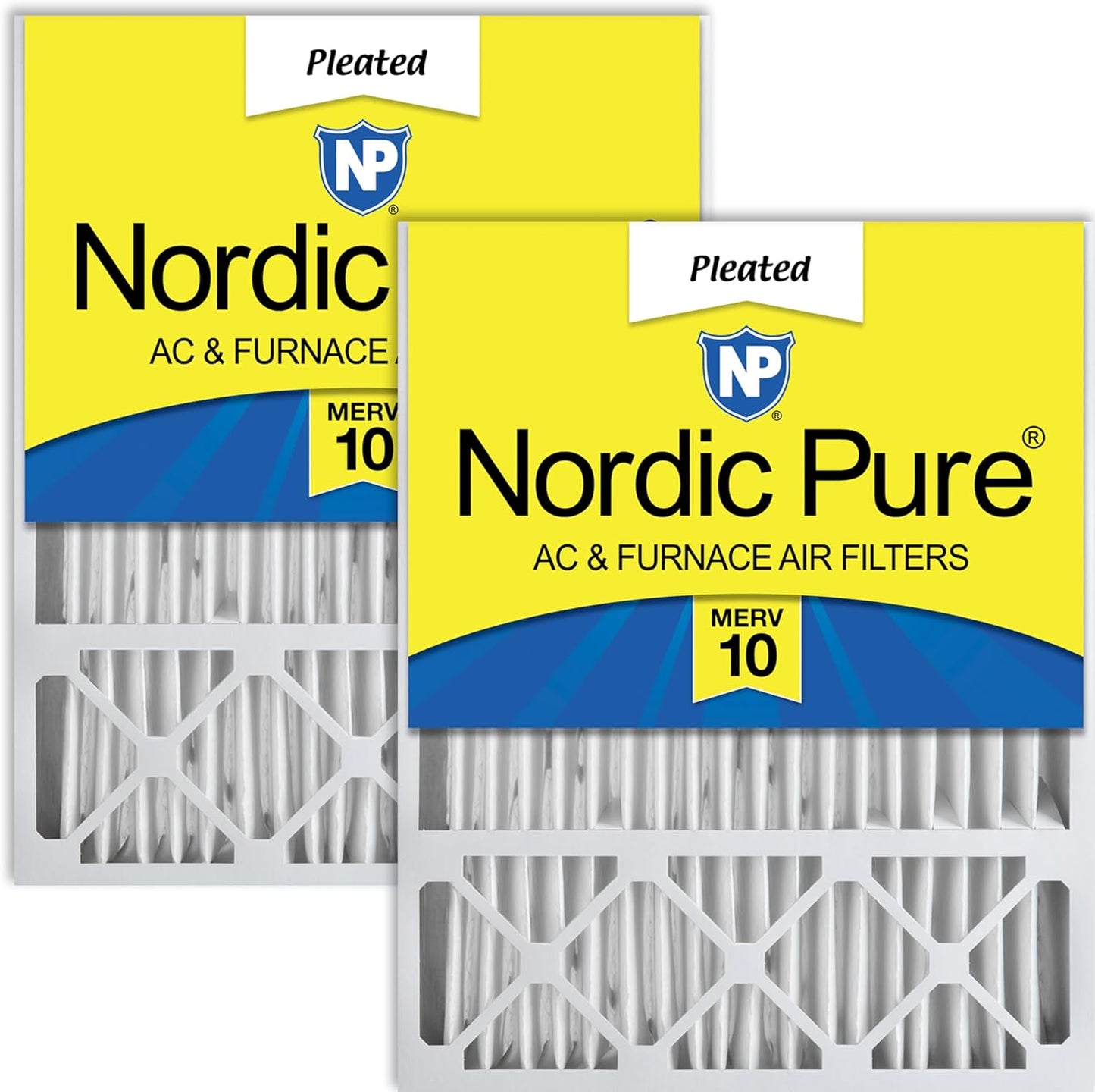 Nordic Pure 20x25x5 Honeywell Replacement MERV 10 Air Filters