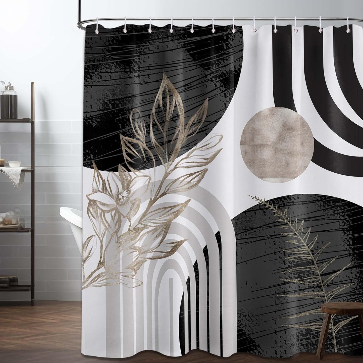 Stylish Masculine Shower Curtain Set