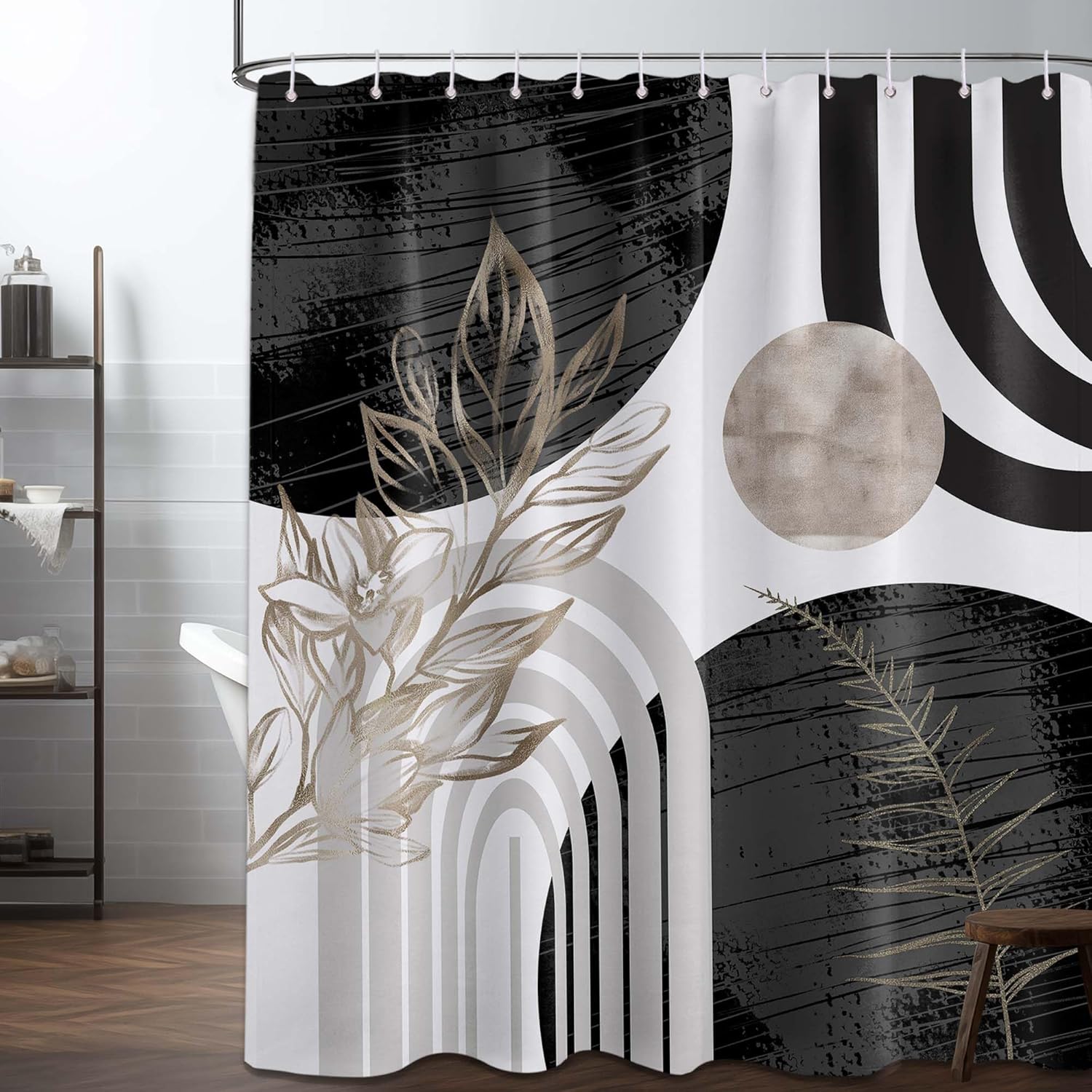 Stylish Masculine Shower Curtain Set