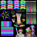 Glow in the Dark Party Supplies 148 PCS Kit - Bright LED Party Pack