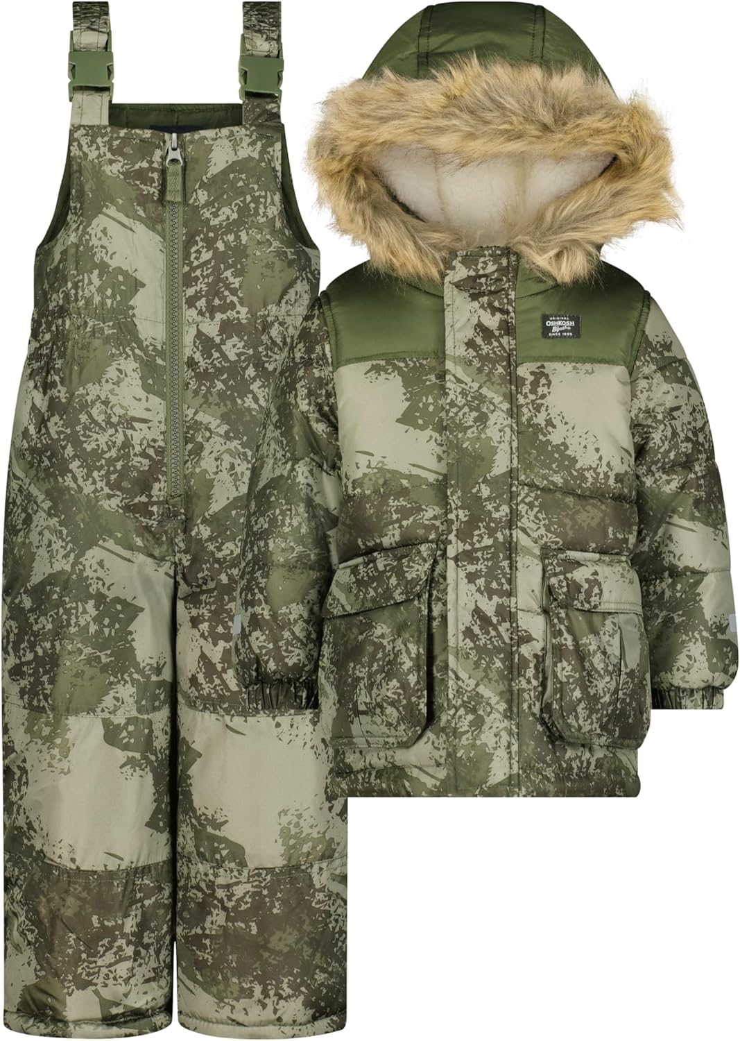 OshKosh B'Gosh Boys Ski Jacket and Snowbib Snowsuit Set Review