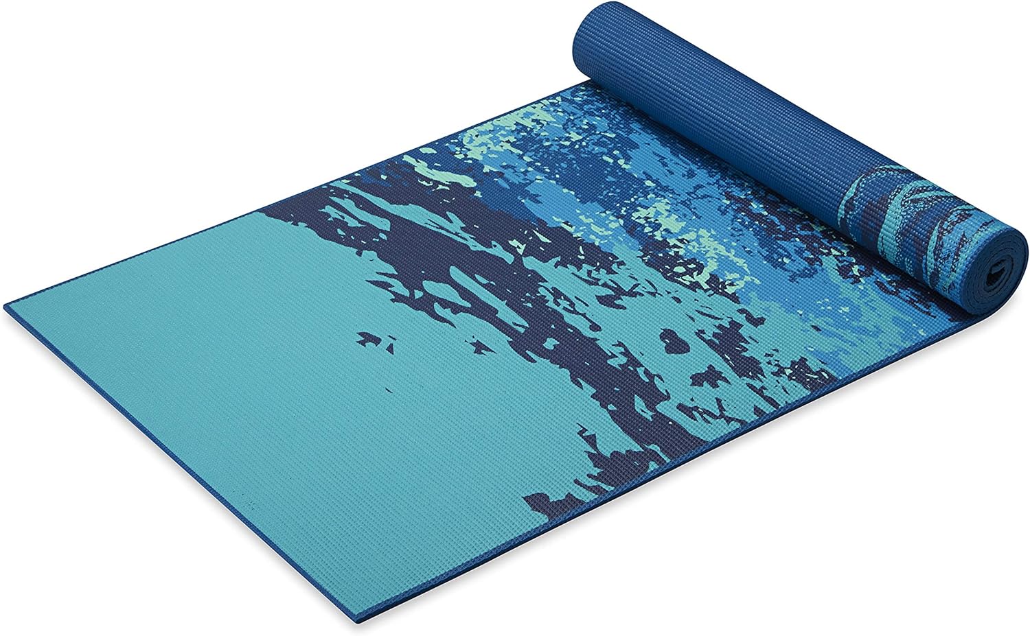 Premium Gaiam 6mm Yoga Mat - Non Slip, Extra Thick & Reversible