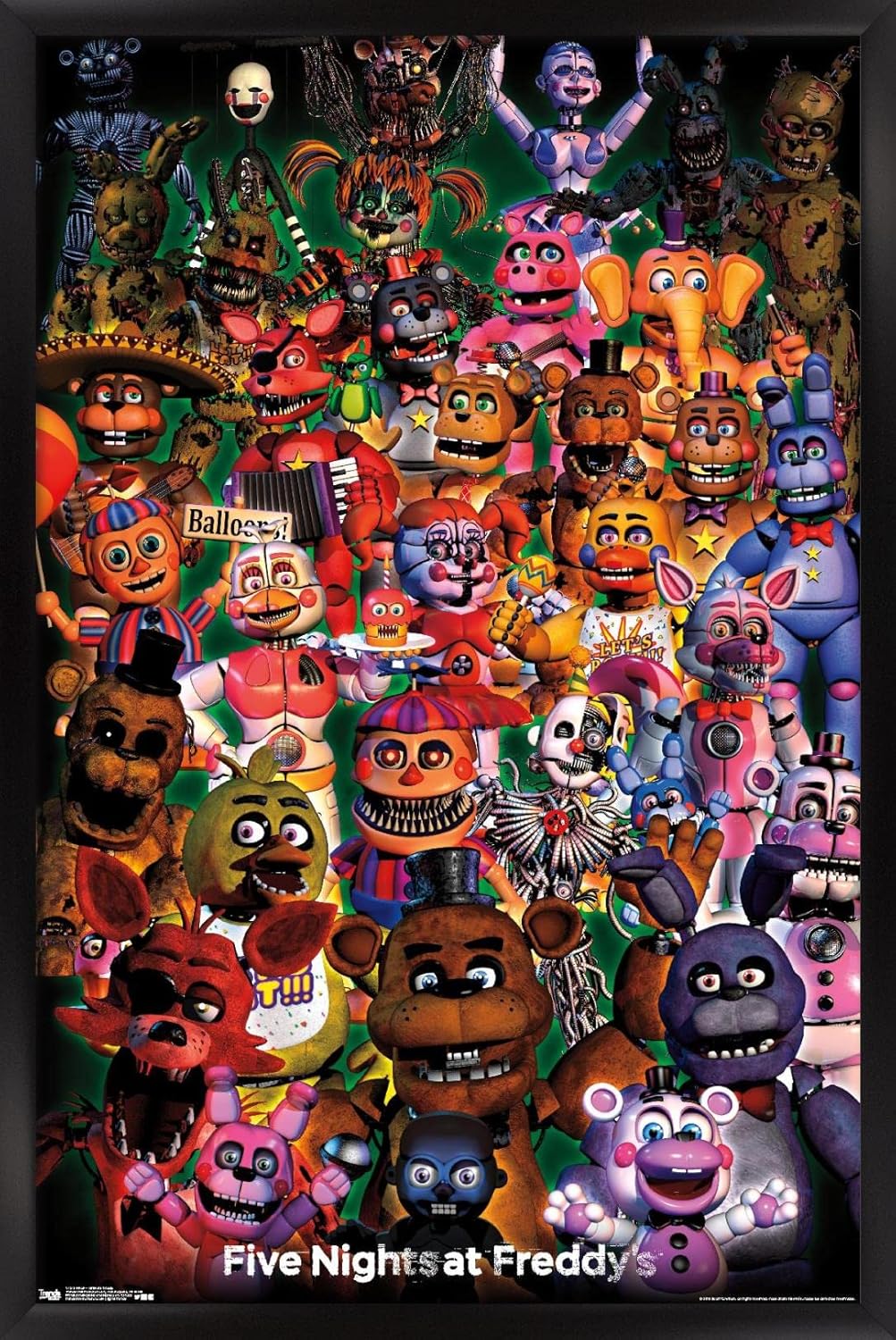 Five Nights at Freddy's Ultimate Group Wall Poster for Any Room