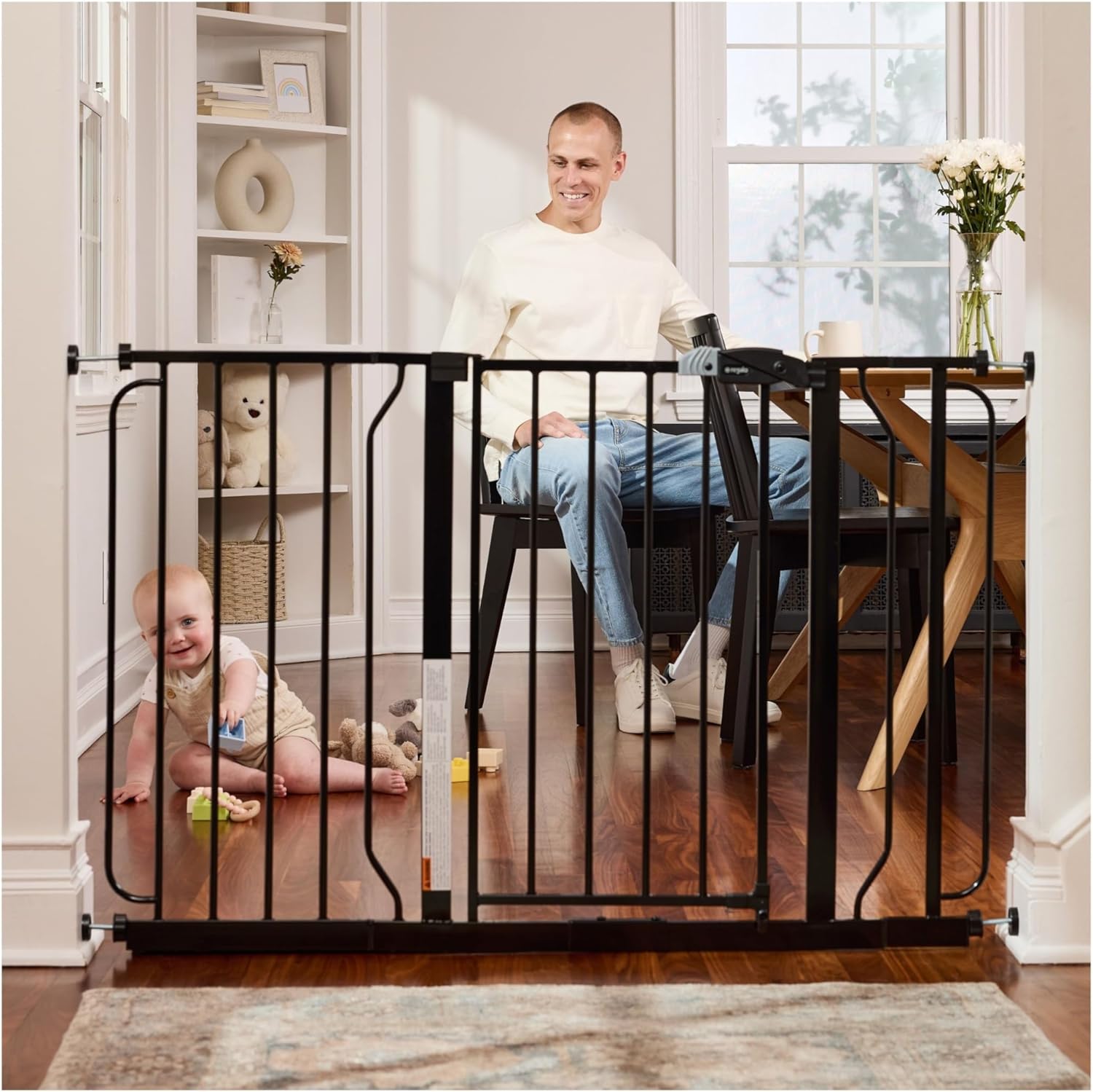 Regalo Extra Wide Safety Gate for Children and Pets - Durable Design