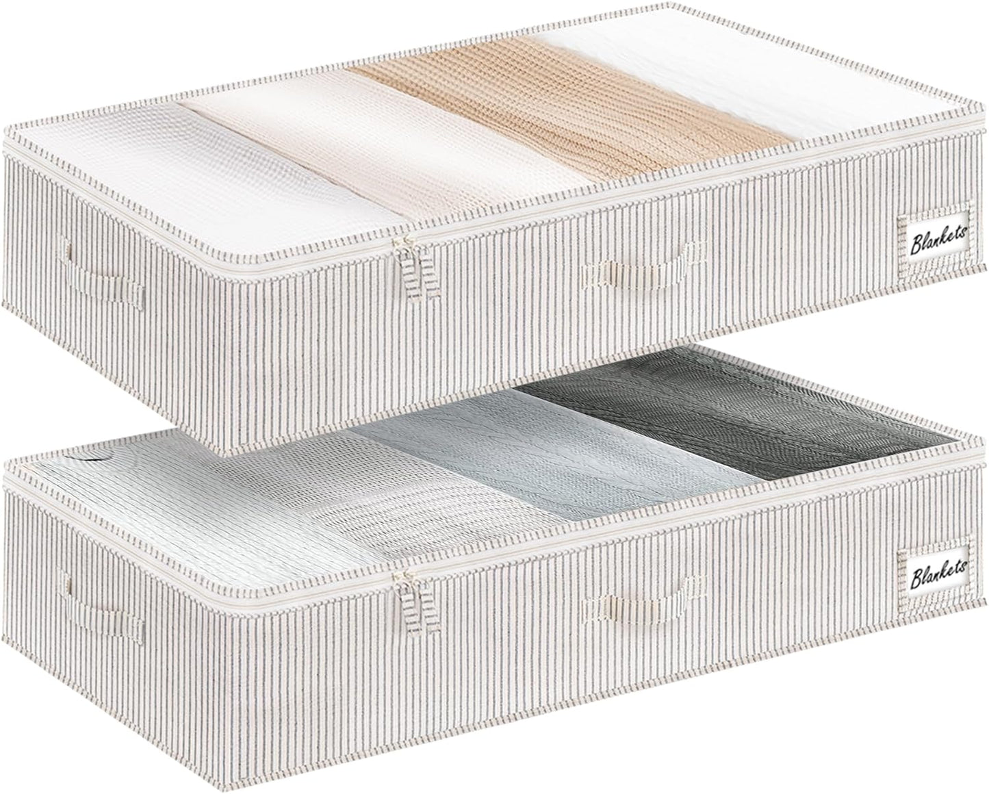 StorageWorks Large Under Bed Storage Containers for Organizing