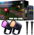 Govee Outdoor Spot Lights 2 Pack - Colorful Smart Landscape Lights