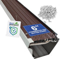 FlowGuard 6 in Gutter Cover System - 50-Year Durable Protection