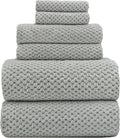 Oversized Bath Sheets 39x78 in Set of 6 - Extra Large Soft Towels