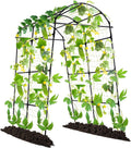 Garden Arch Trellis for Climbing Plants 7.8 ft - Sturdy Vertical