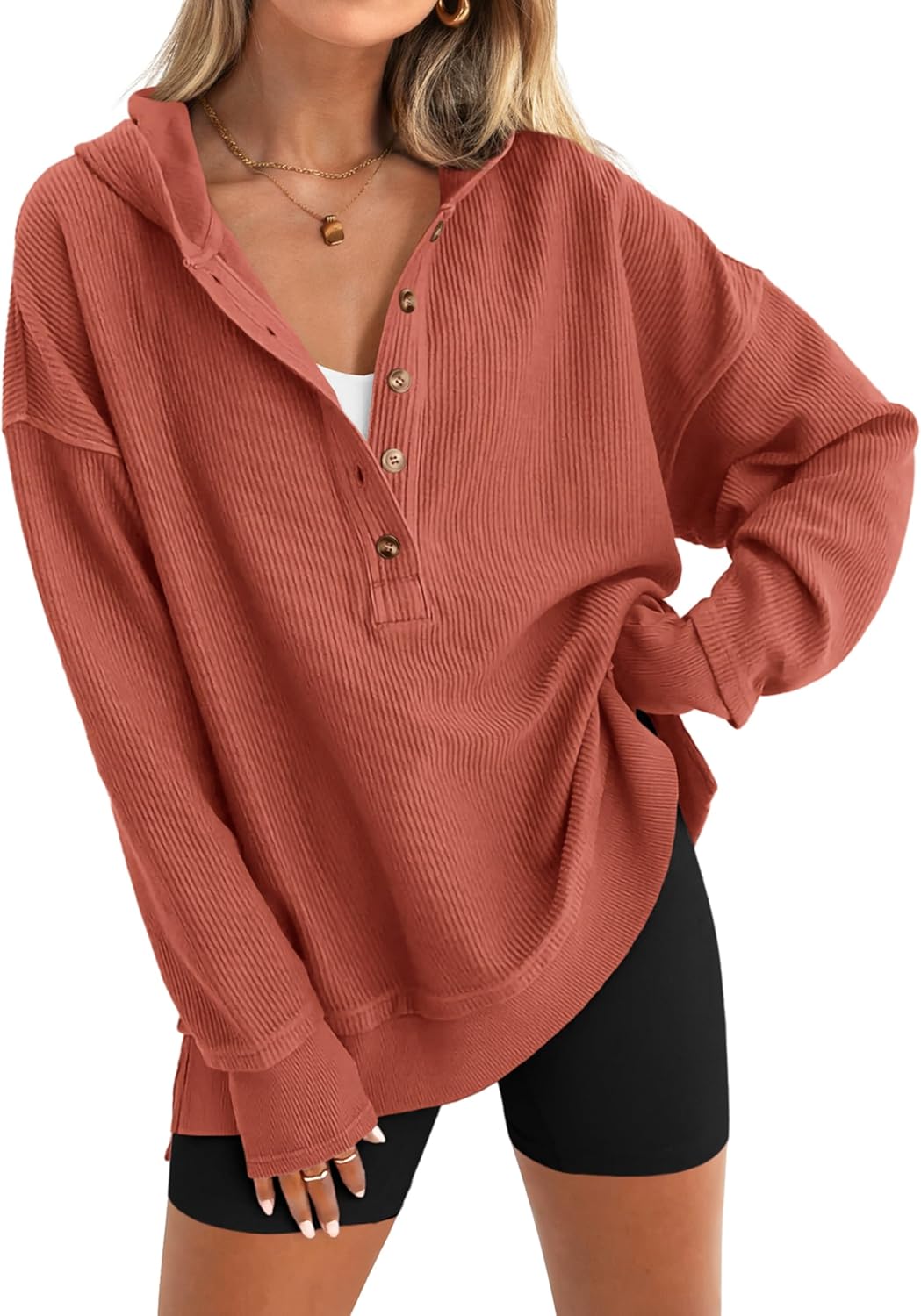 PRETTYGARDEN Womens Oversized Long Sleeve Hoodie for Fall 2025