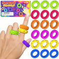 Sensory Rings: Quiet Classroom Fidgets for Kids - 18 Pack