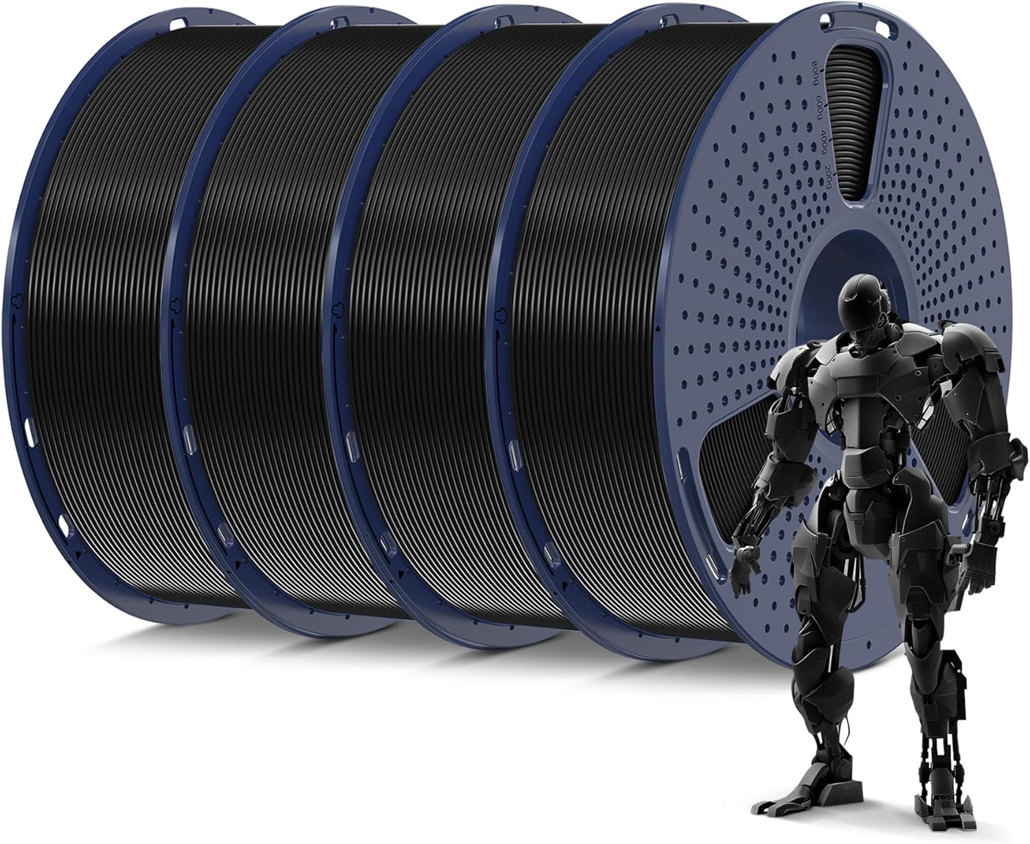SUNLU 4kg PLA 3D Printer Filament Bundle for Quality Prints