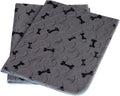 Washable Dog Pee Pads with Free Grooming Gloves - Reusable 48 x 60 in