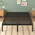 14 Inch Full Size Bed Frame with Rounded Corner Legs - Heavy Duty
