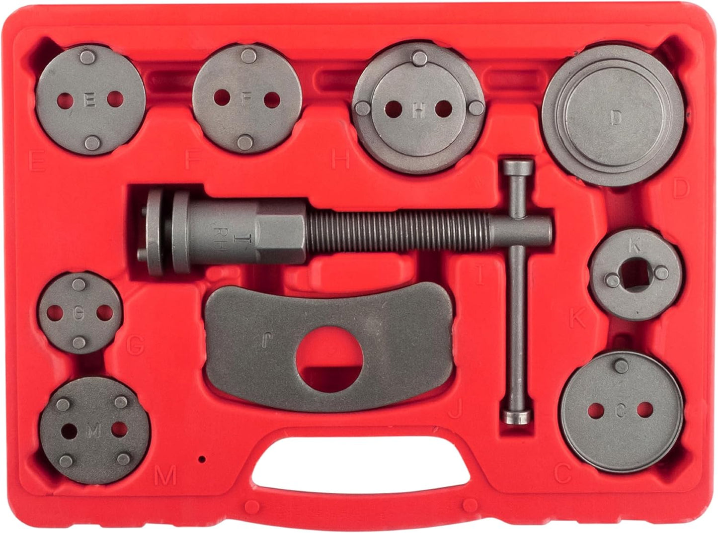 OEMTOOLS Disc Brake Tool Set - 11 Adapters, Front & Rear Pistons, Easy Caliper Maintenance