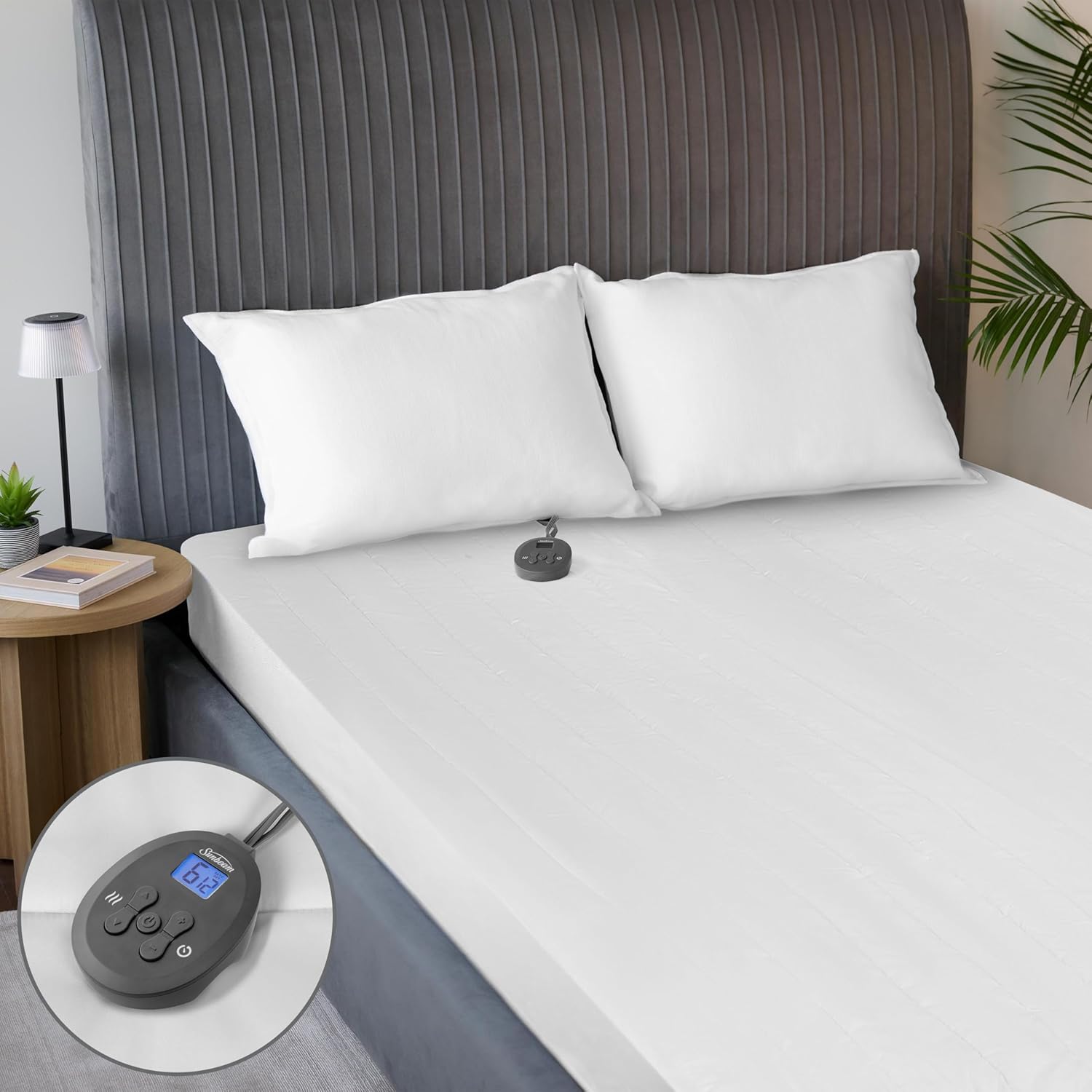 Sunbeam Heated Mattress Pad - 12 Settings, Fast Heating, Extra-Cozy! Twin 39x75