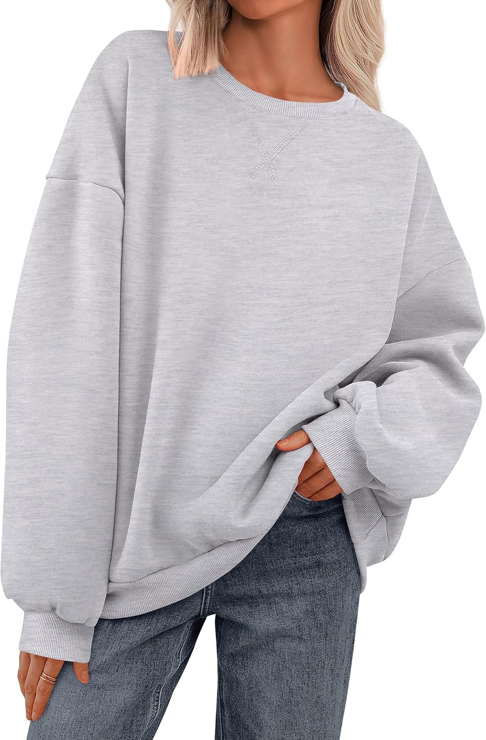 Oversized Sweatshirt for Women by PRETTYGARDEN - Fall Fashion