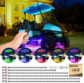Golf Cart LED Underglow Light Kit with Canopy Lights - 24 Modes
