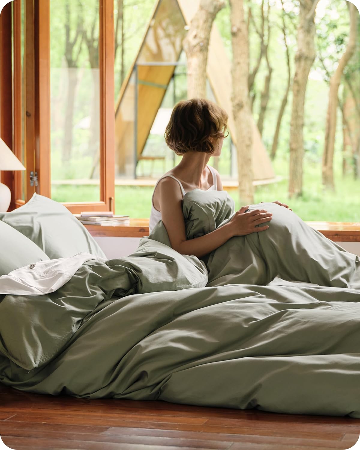 Bedsure Cooling Duvet Cover King Size for Hot Sleepers