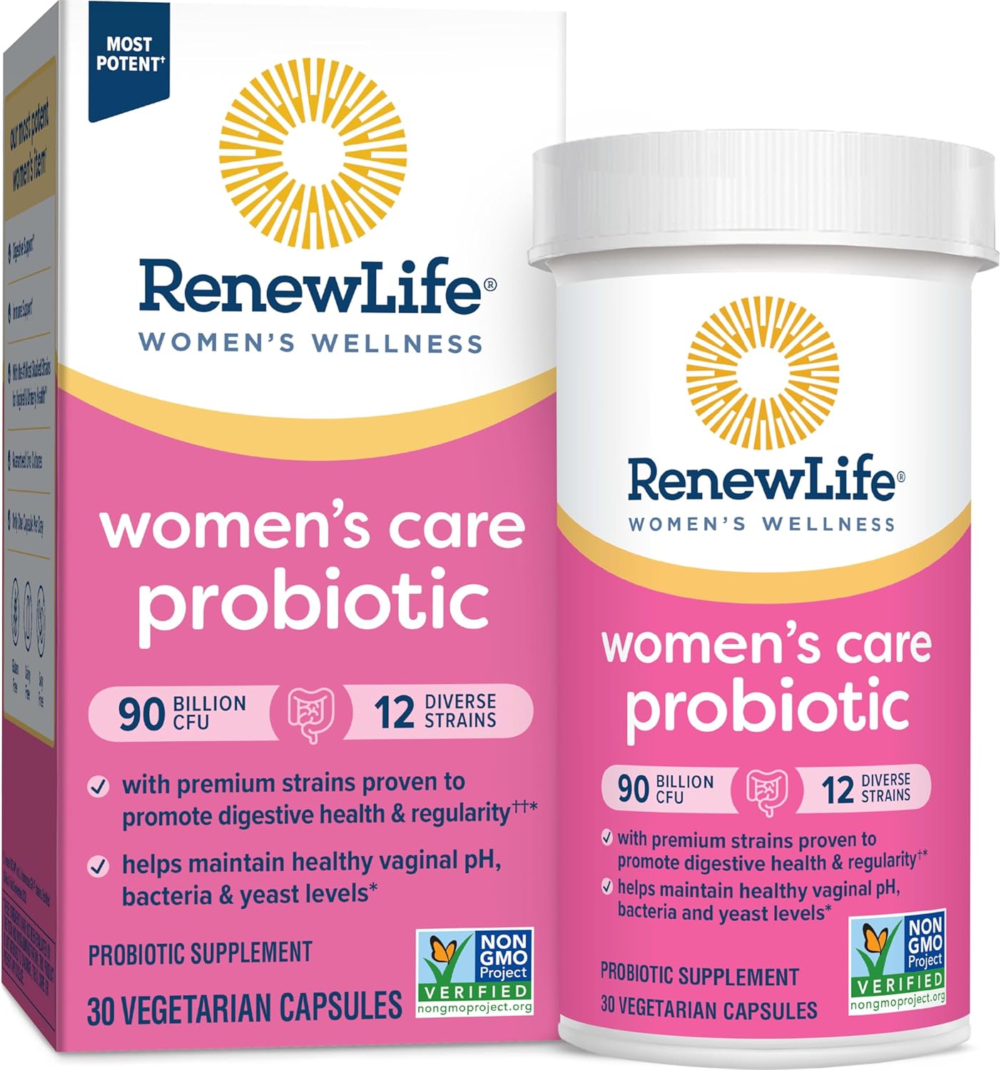 Renew Life Women's Probiotic Capsules for Digestive and Urinary Health