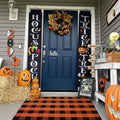 Buffalo Plaid Outdoor Rug 3x5 Orange and Black Checkered - Layering