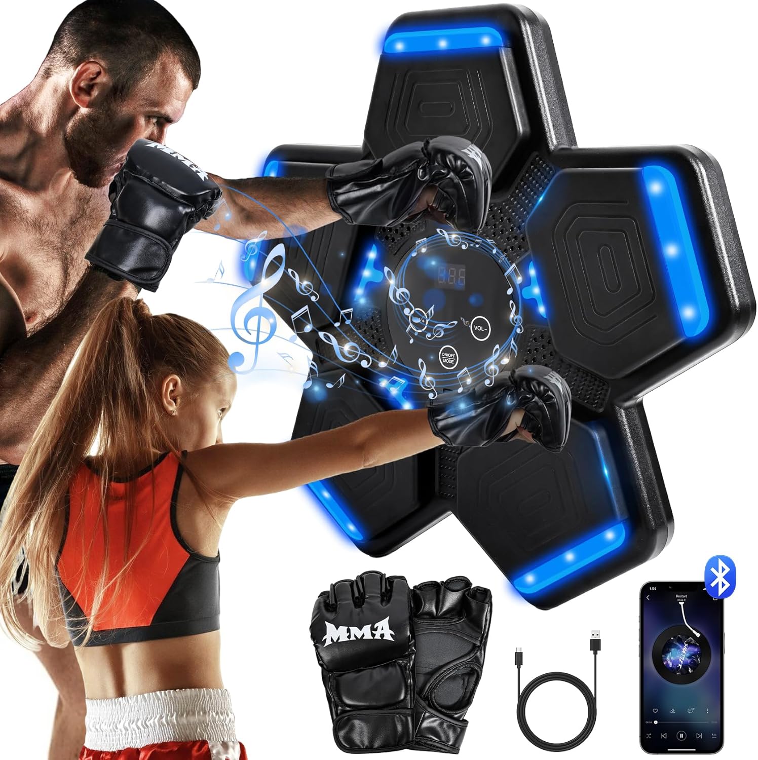 SIALUX Bluetooth Boxing Machine - Boost Your Fitness!