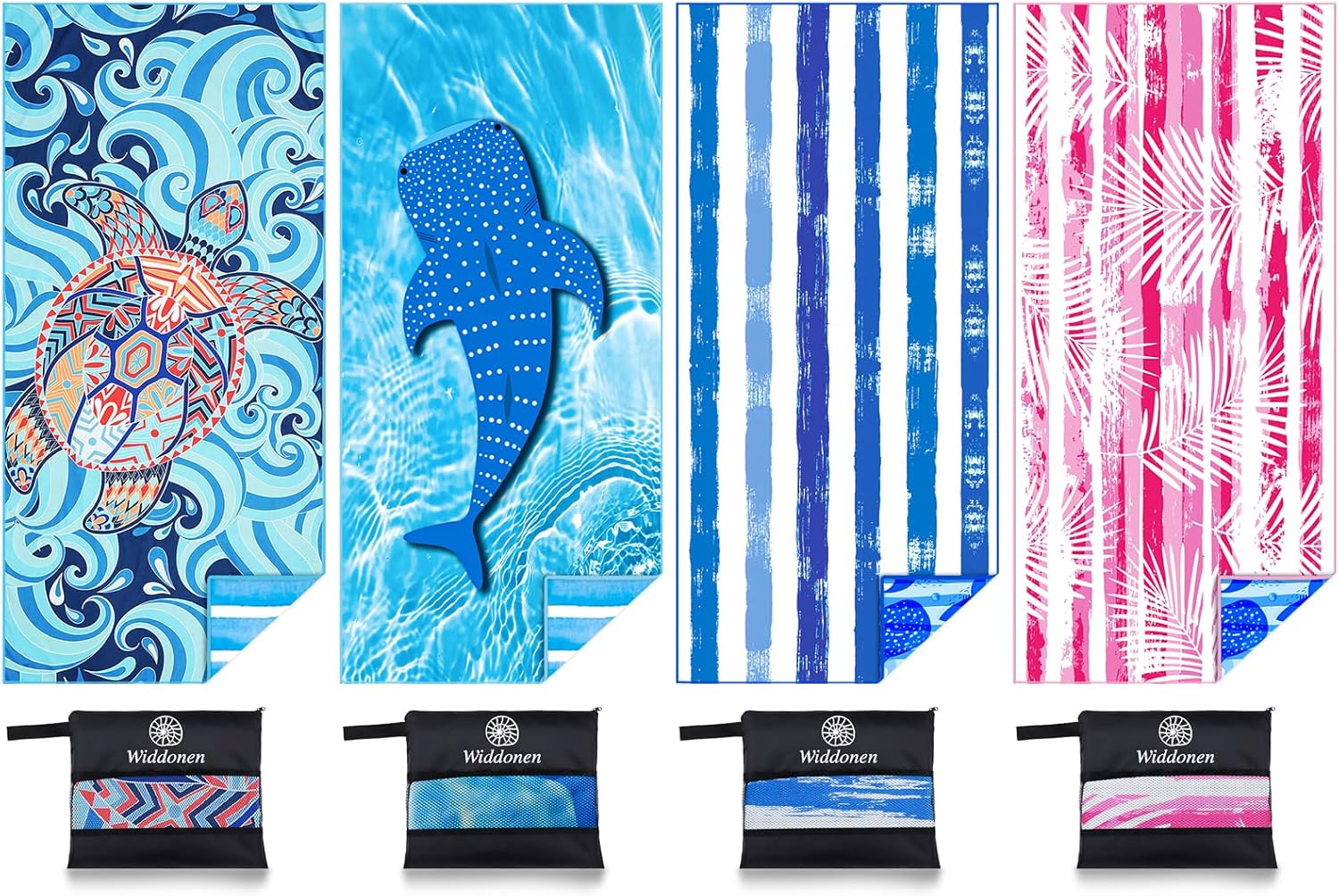 Microfiber Lightweight Beach Towel for Quick Drying and Travel