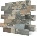 20-Sheet Peel and Stick Backsplash Tile Country Wood Style - Easy