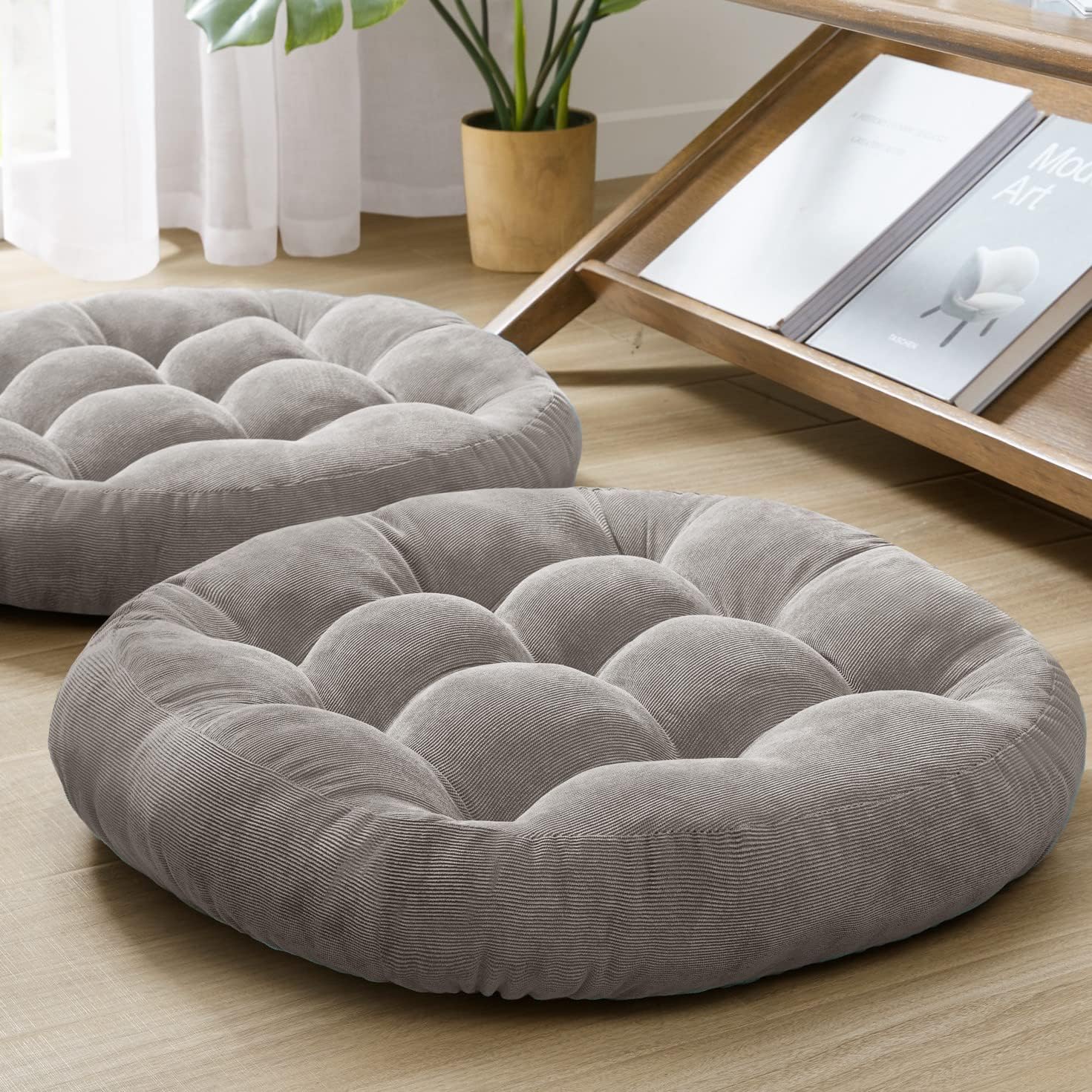 Meditation Floor Pillow Set of 2 for Comfortable Seating