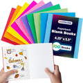 Blank Books 4.25 x 5.5 in 100 Pack - Pocket Journals for Kids