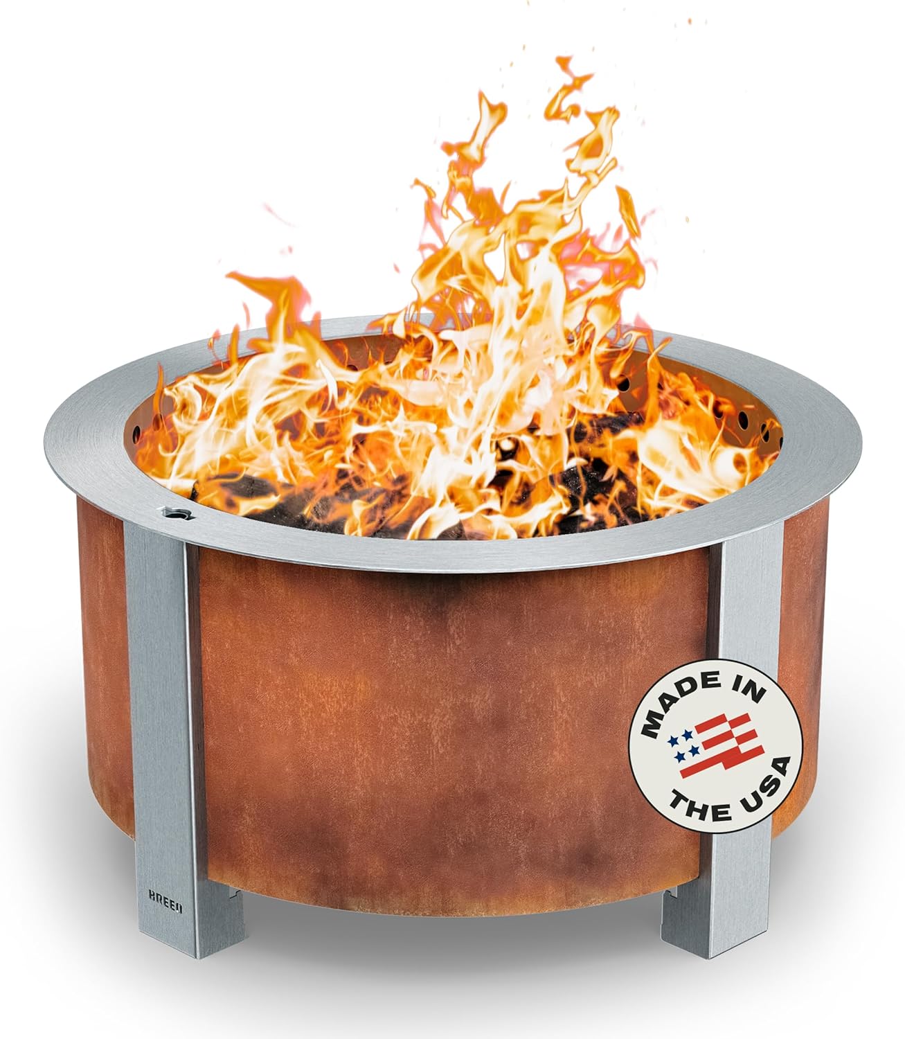 Breeo Smokeless Fire Pit X Series 24 for Outdoor Gatherings