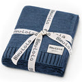 Heritage Knit Organic Cotton Receiving Swaddle Blanket - Soft Cozy
