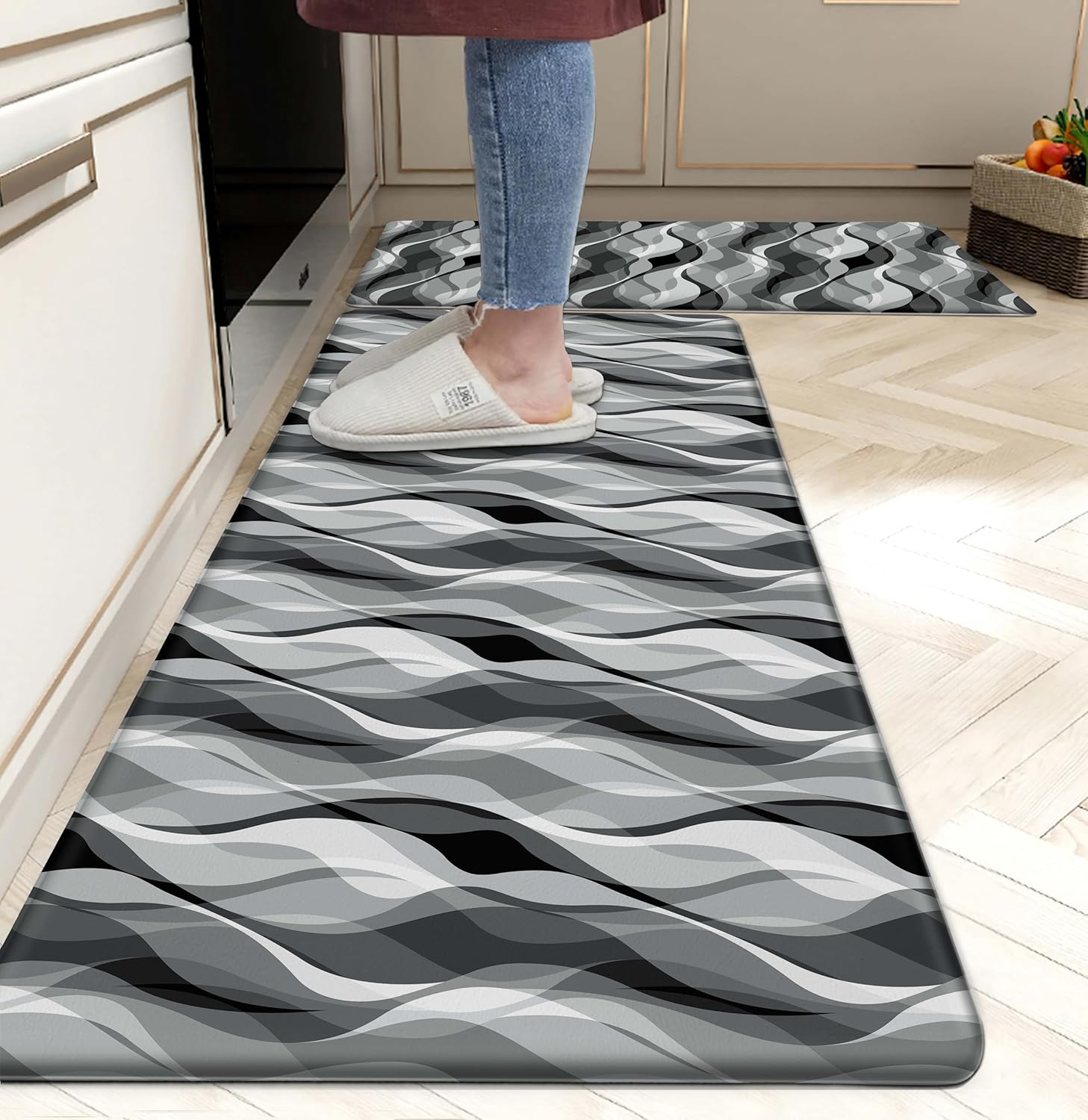 Weesire Kitchen Mats for Floor - Anti Fatigue Cushioned Rugs