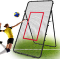 Adjustable Volleyball Rebounder Net 7x4 FT - Portable Training Aid