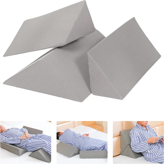 3 in 1 Bed Wedges for Positioning, Relief for Back Pain