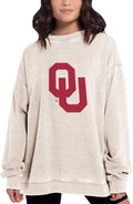 chicka-d NCAA womens Campus Pullover - Soft Burnout Fleece LLC