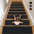 Non-Slip Stair Treads 7.8 in x 30 in (7-Pack) - Slip Resistant Stair