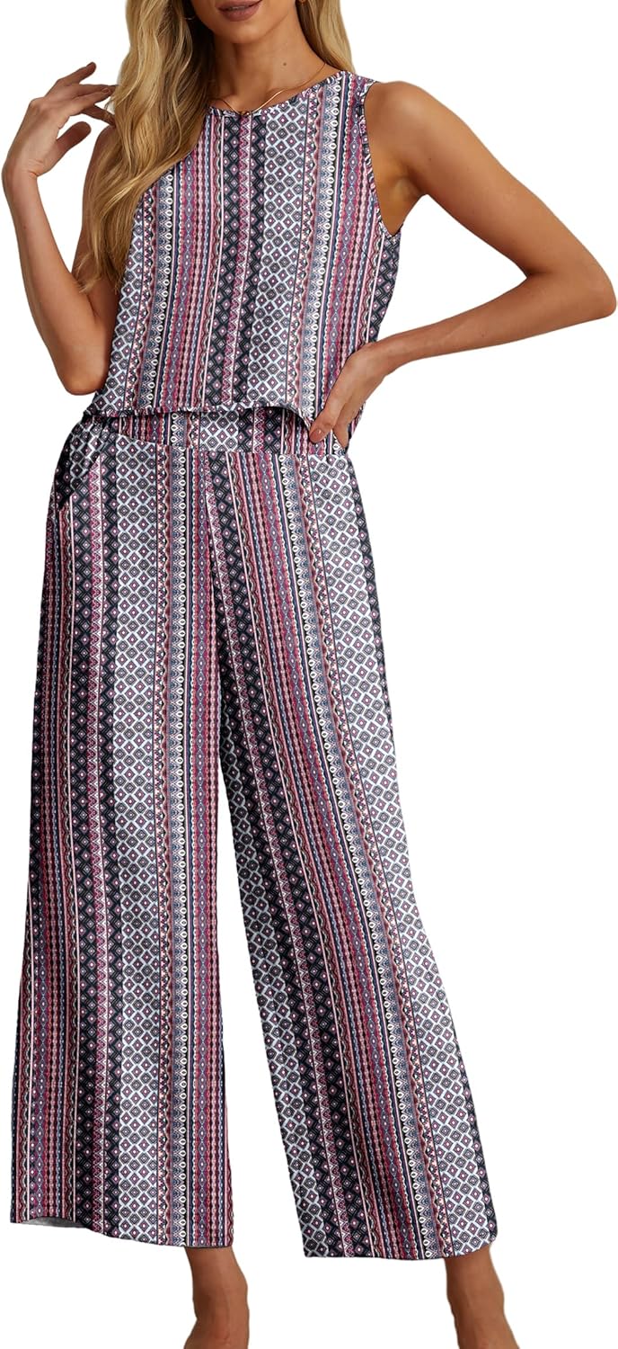 IWOLLENCE Women's Summer 2 Piece Outfit Set for Vibrant Style