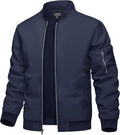 TACVASEN Men's Bomber Jacket Lightweight Windbreaker - Casual Zip