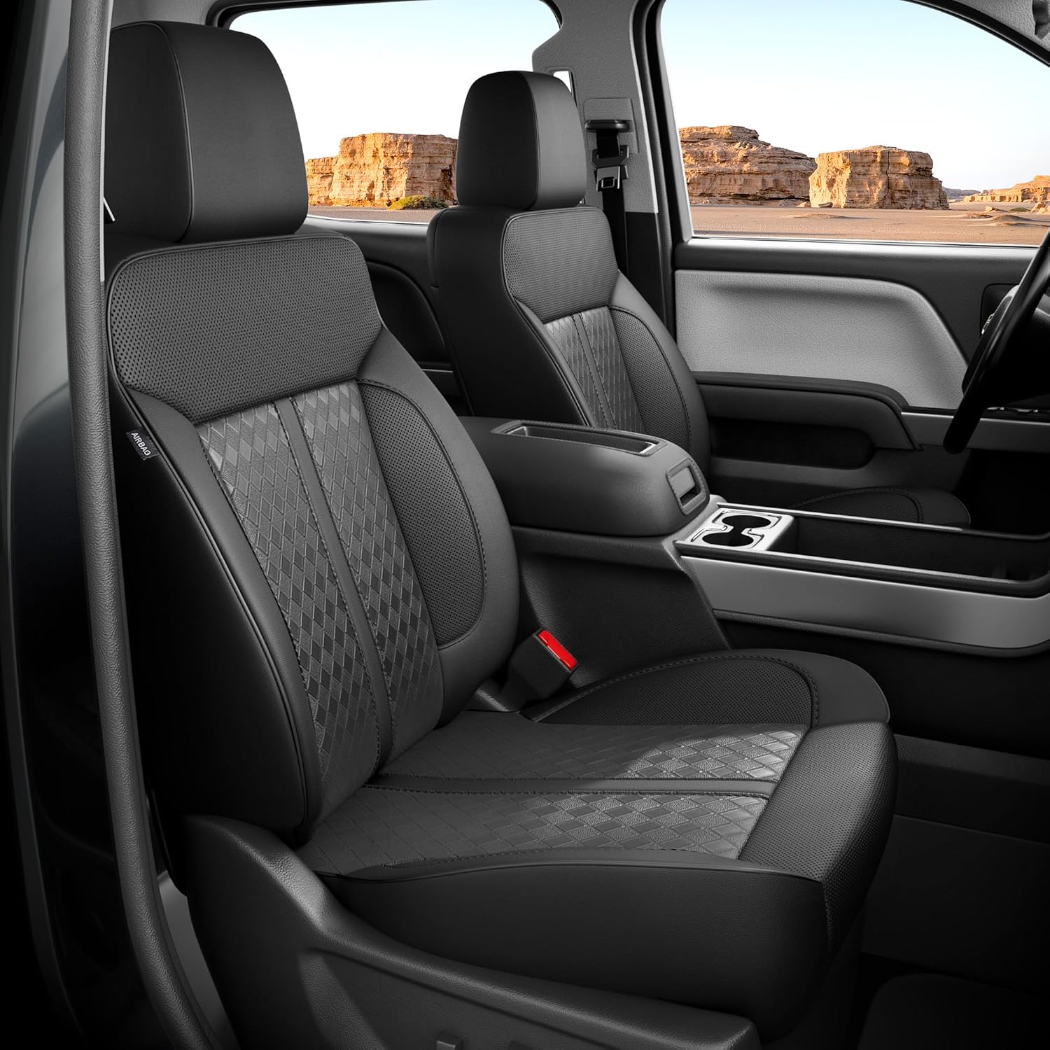 Custom Leather Seat Covers for Chevy Silverado & GMC Sierra