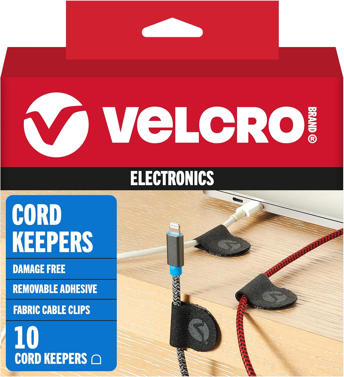 Organize Wires with VELCRO Cord Keepers